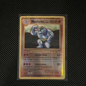 Pokémon Machoke 58/108 Reverse Holo Card from XY Evolutions (2016)